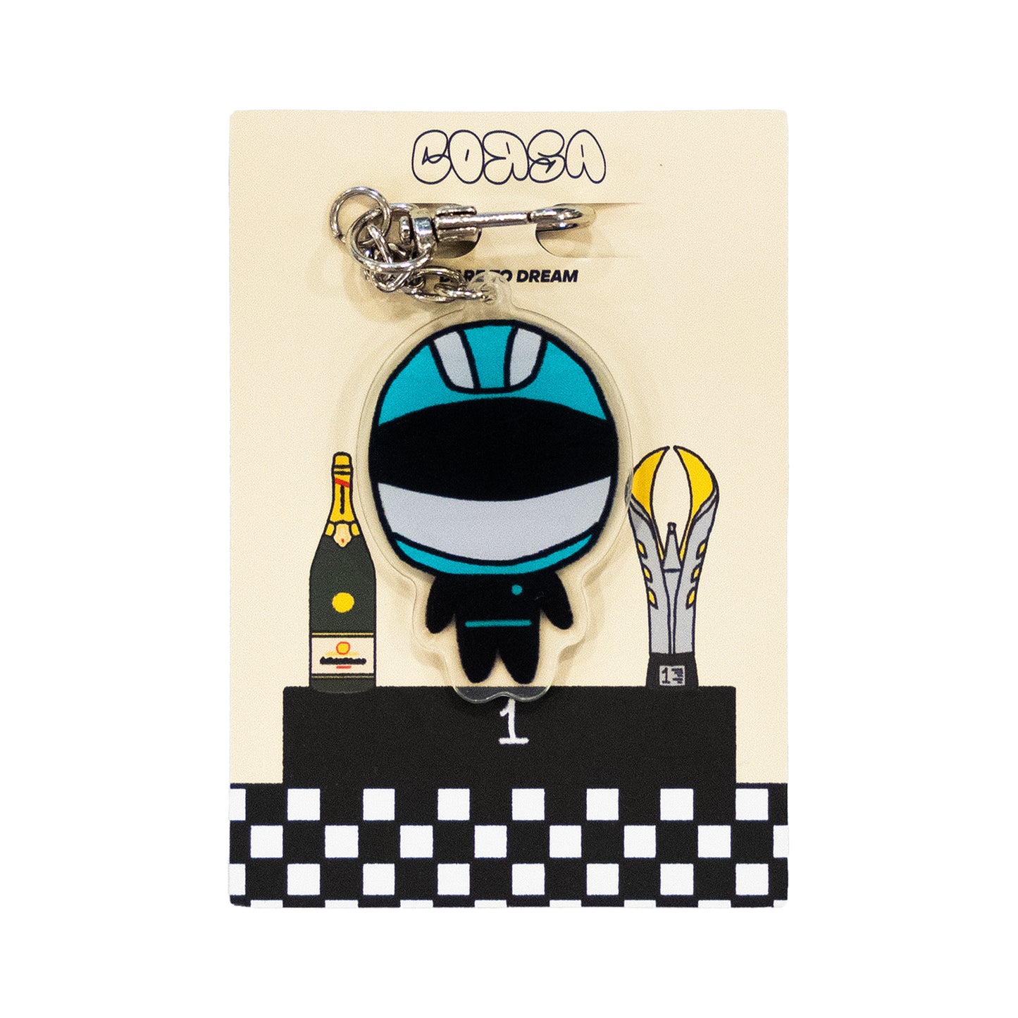 F1 DRIVER KEYCHAIN