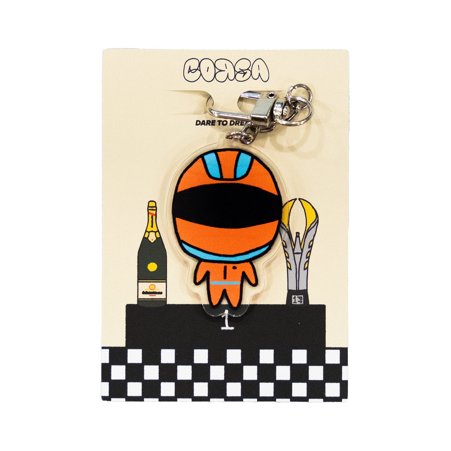 F1 DRIVER KEYCHAIN