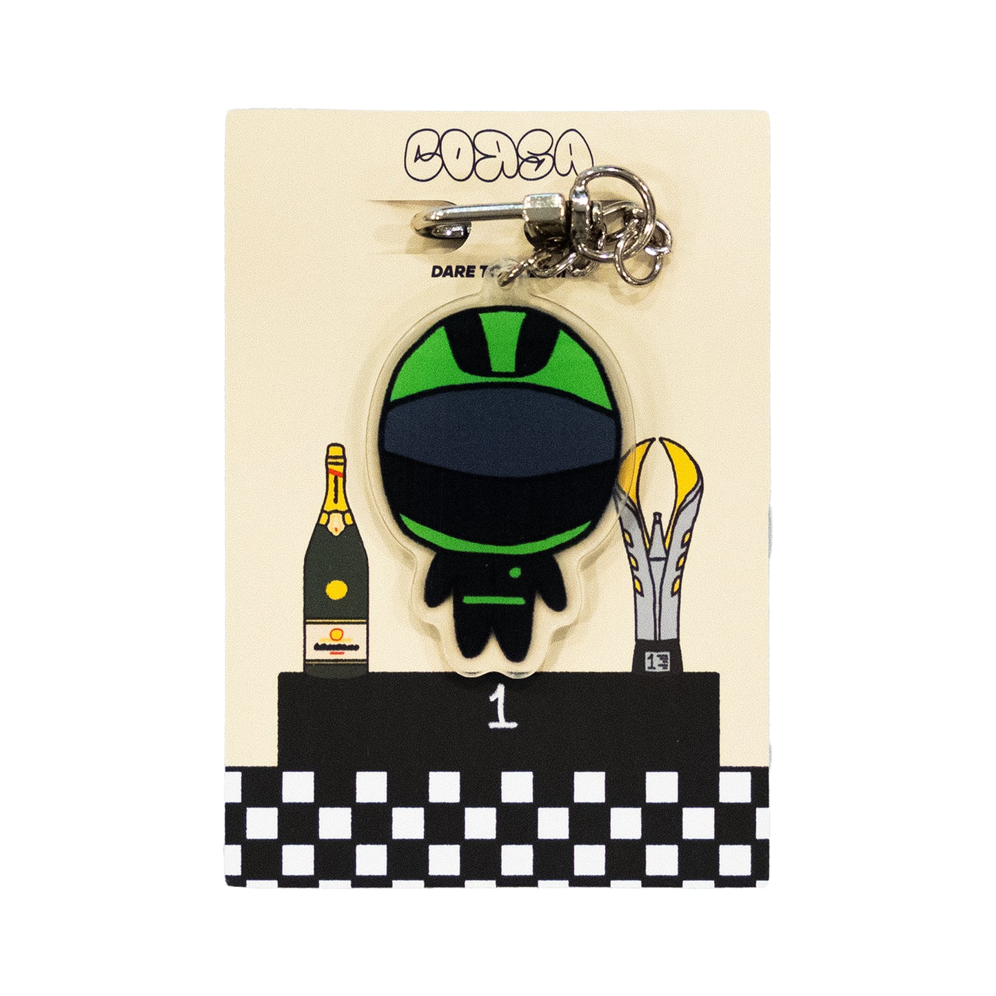 F1 DRIVER KEYCHAIN