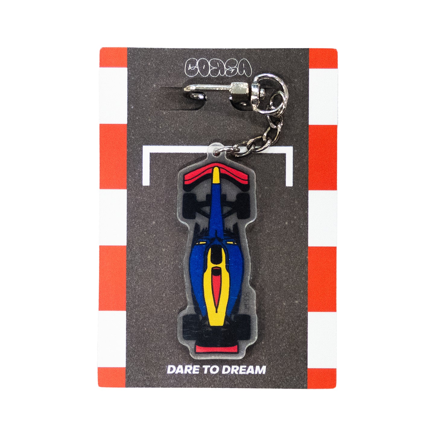F1 CAR KEYCHAIN