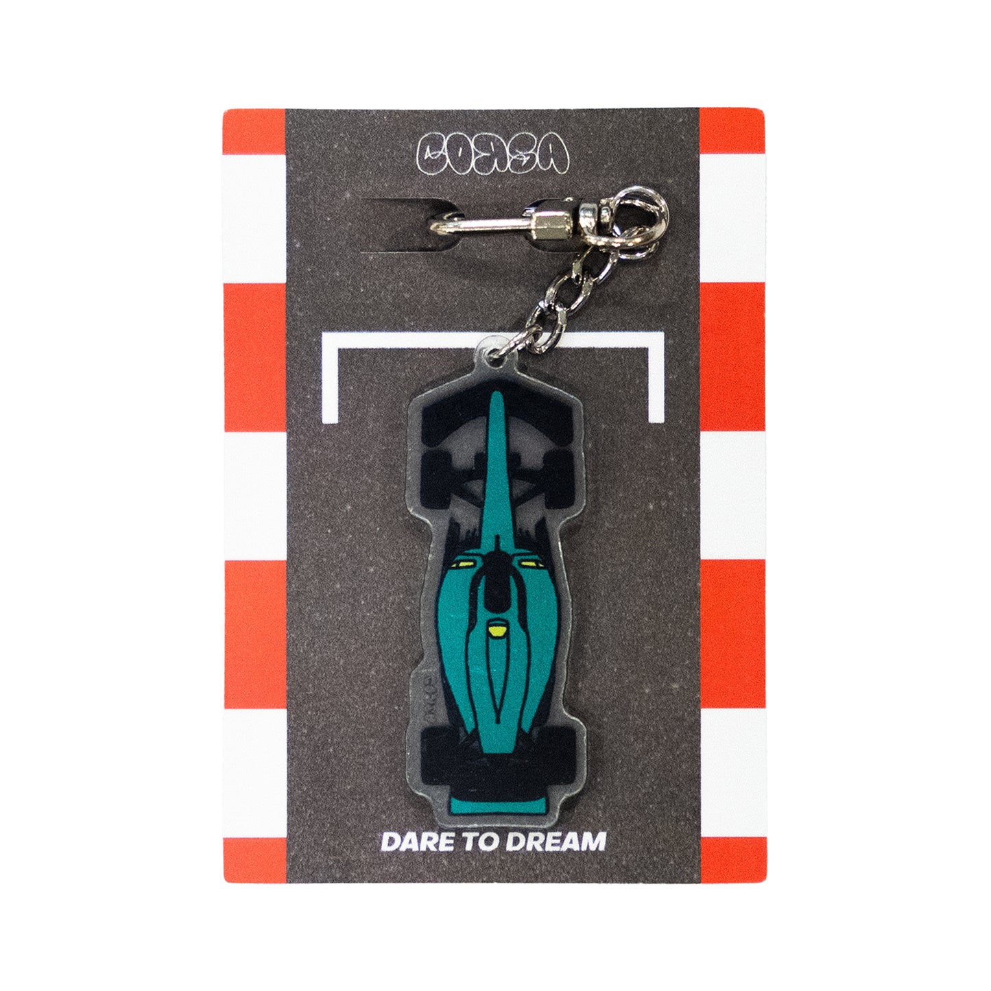 F1 CAR KEYCHAIN