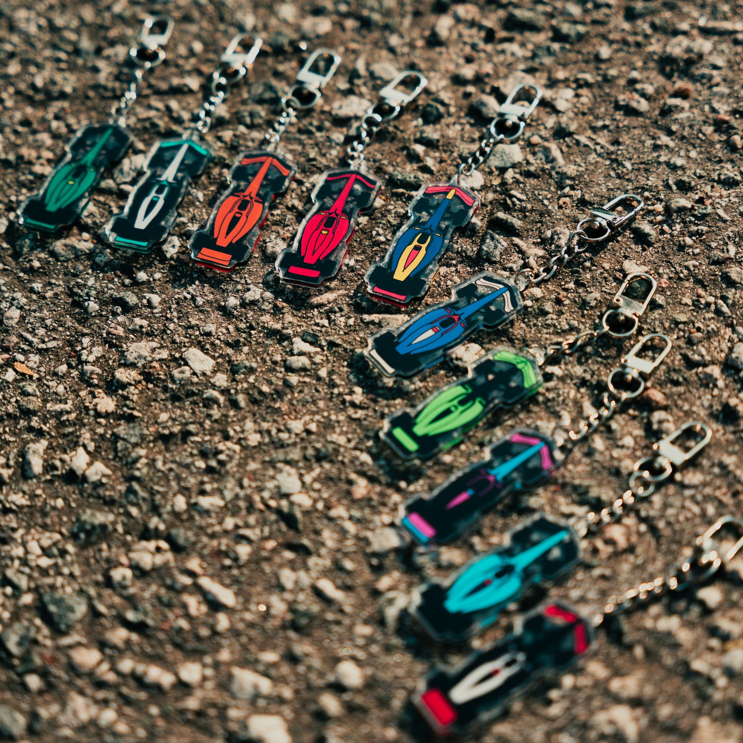 F1 CAR KEYCHAIN