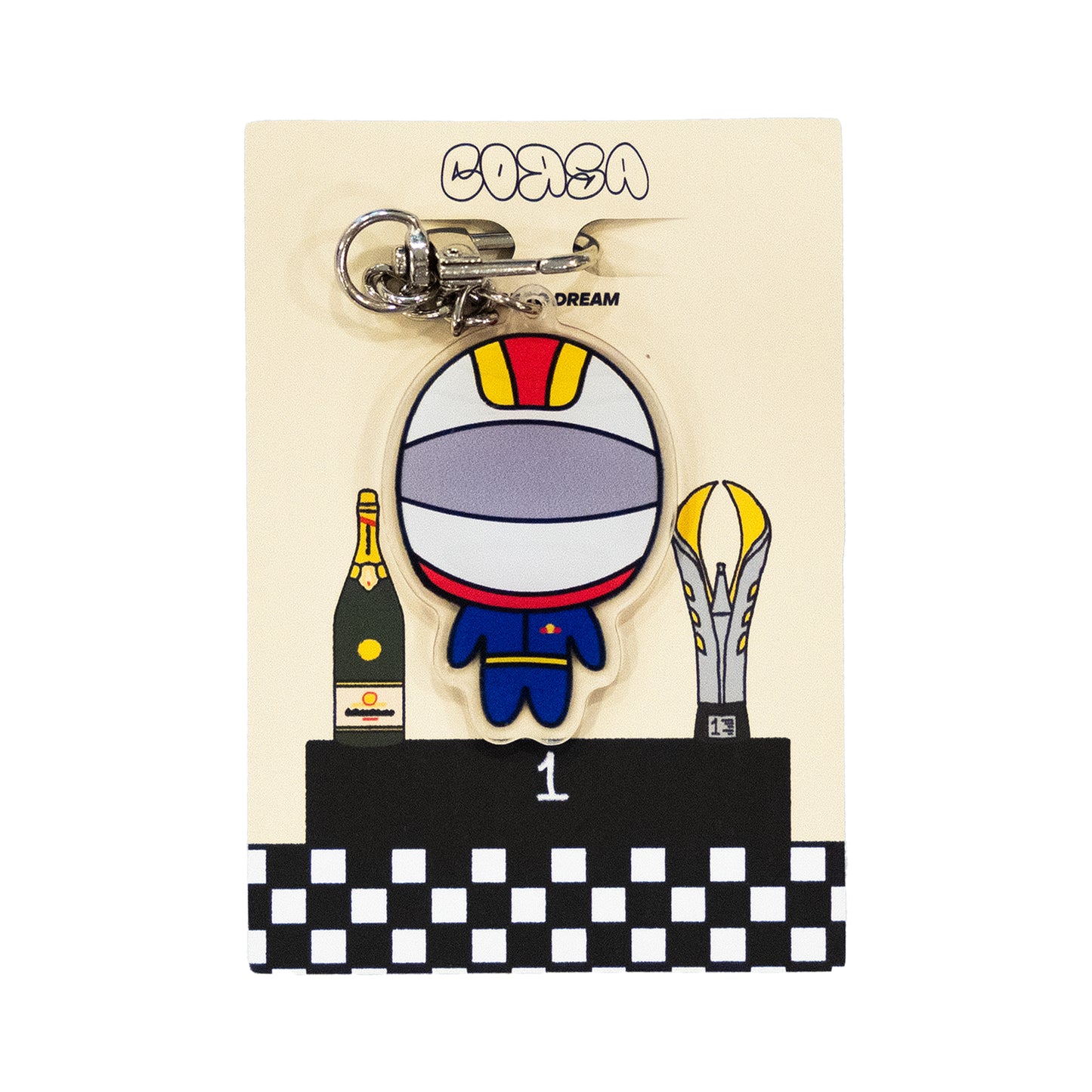 F1 DRIVER KEYCHAIN