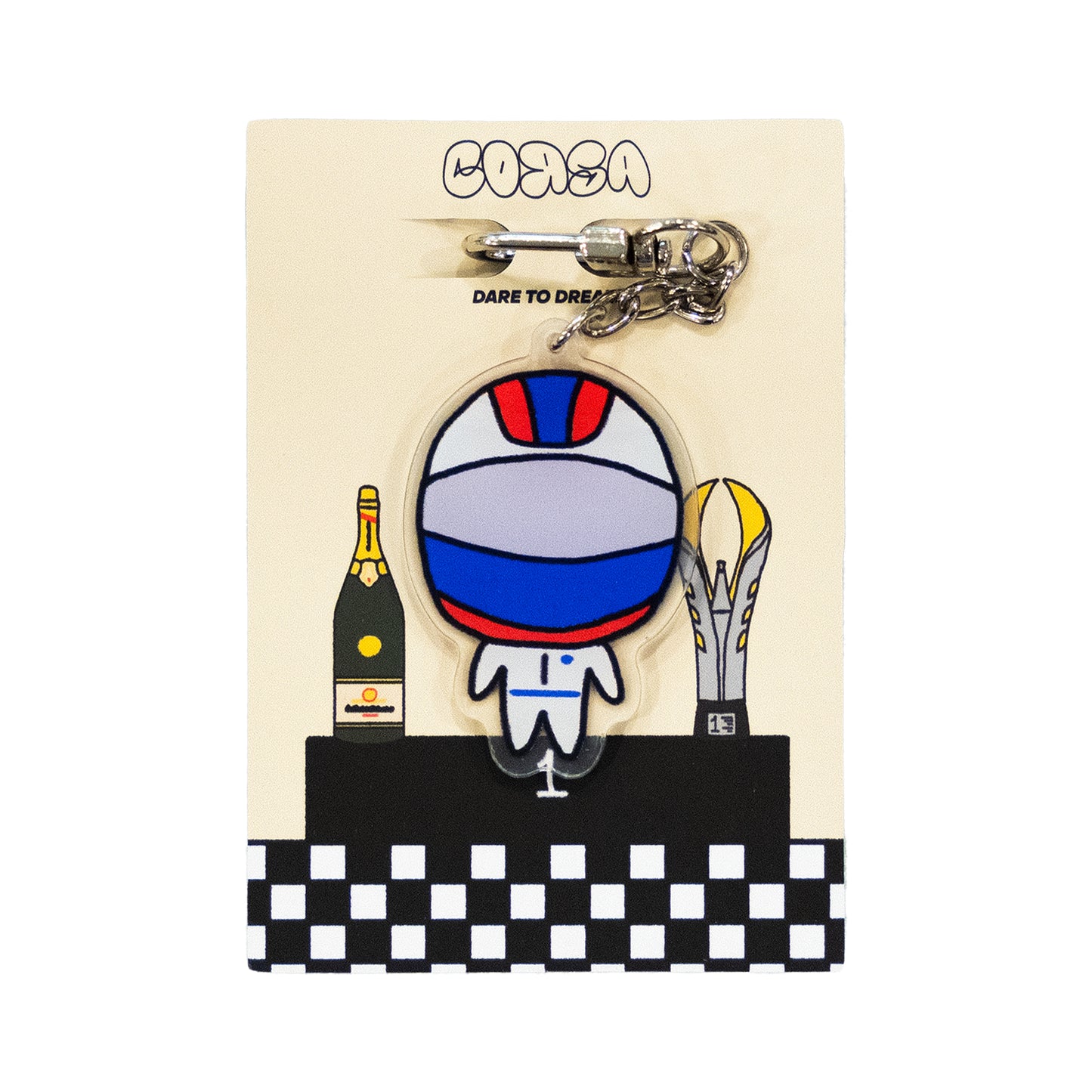 F1 DRIVER KEYCHAIN