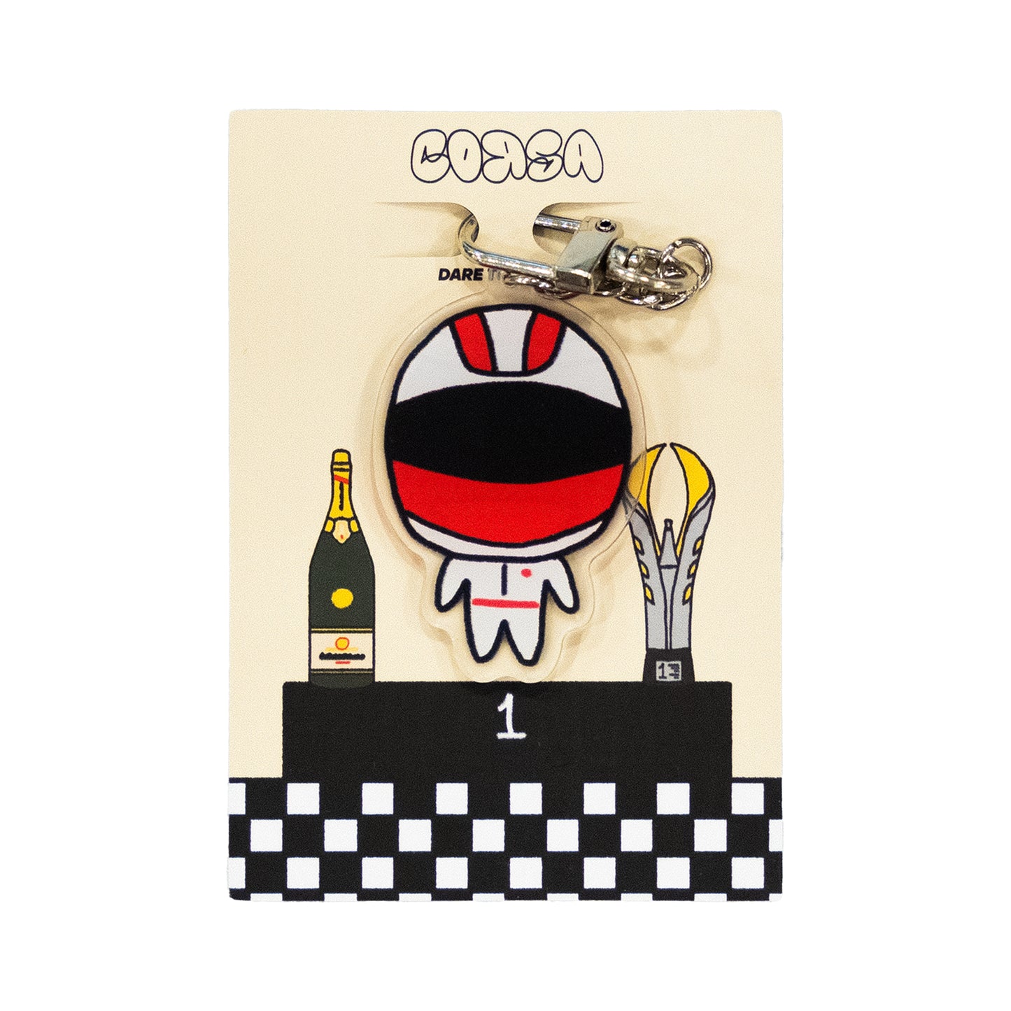F1 DRIVER KEYCHAIN