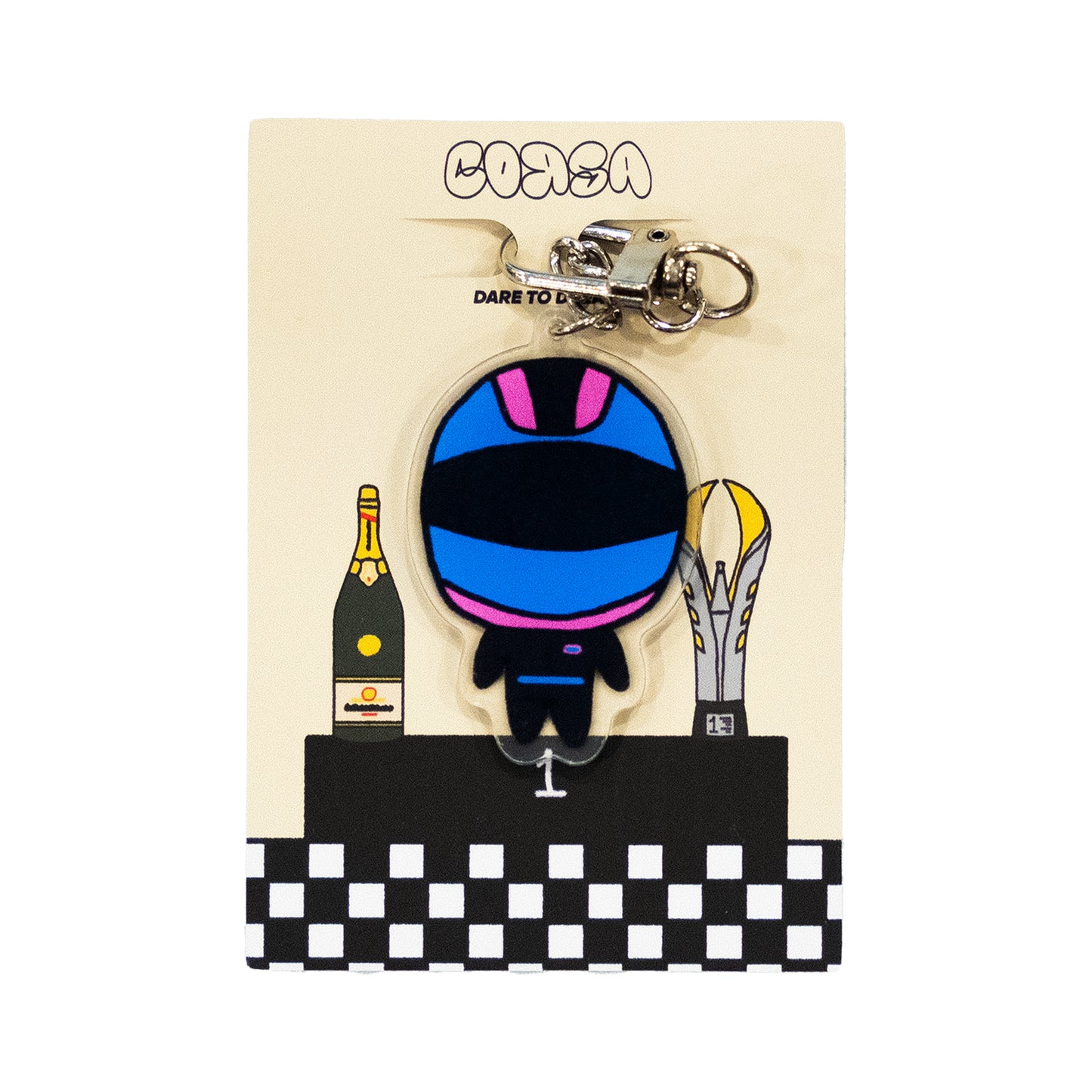 F1 DRIVER KEYCHAIN