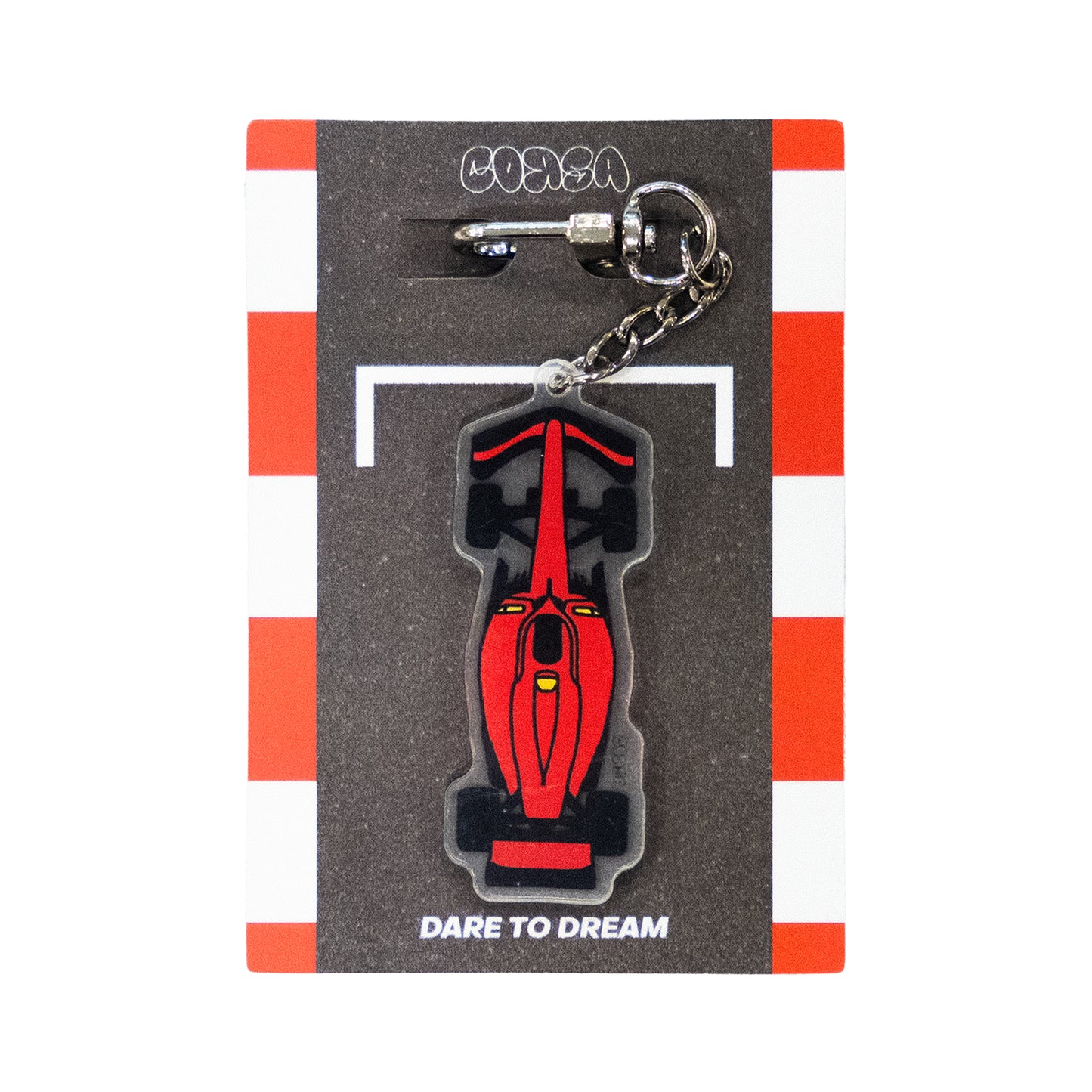 F1 CAR KEYCHAIN