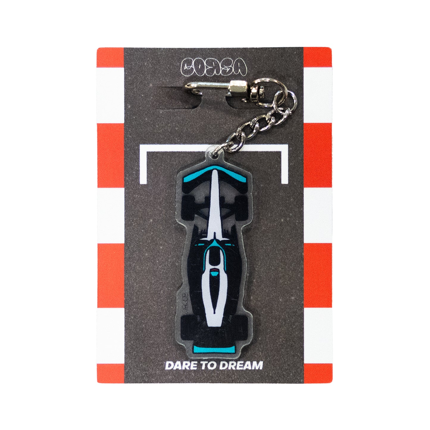 F1 CAR KEYCHAIN