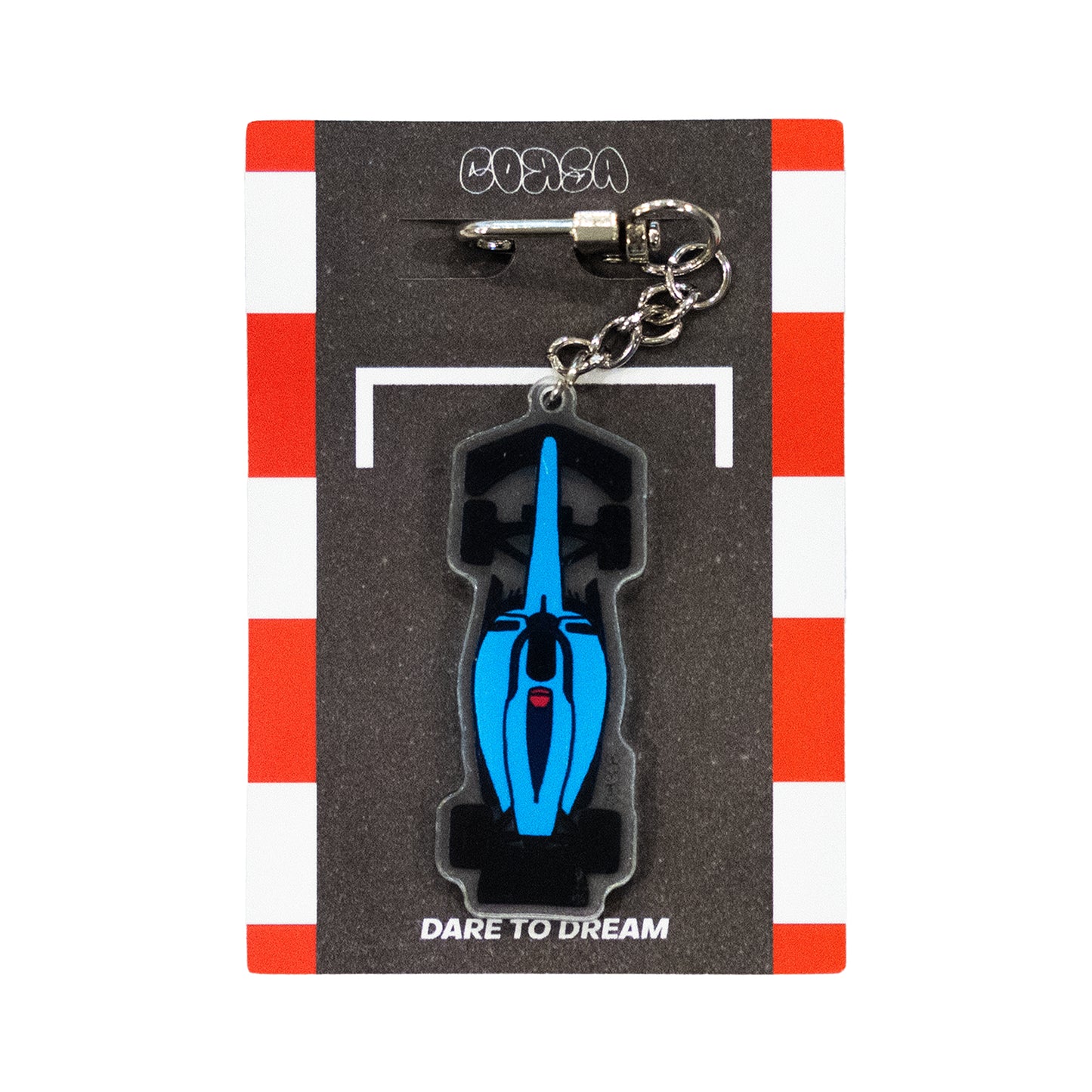F1 CAR KEYCHAIN