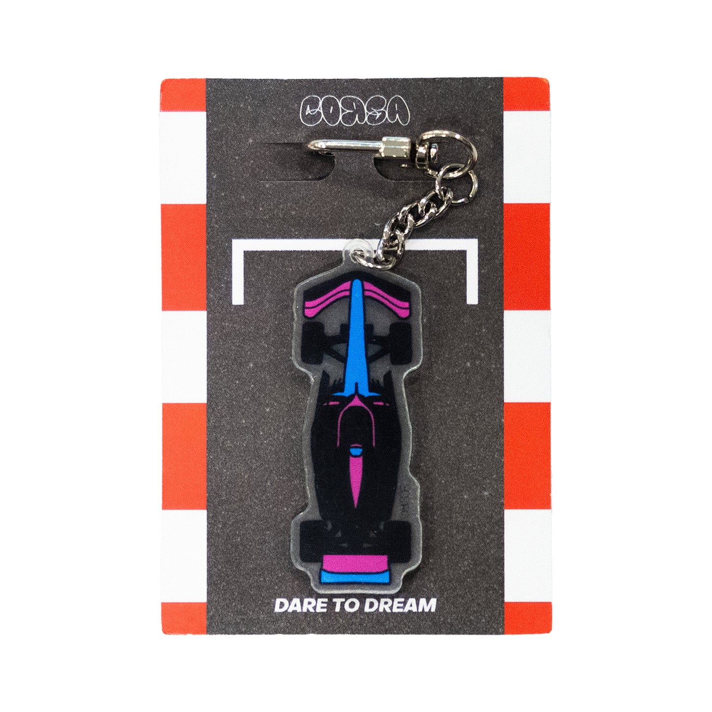 F1 CAR KEYCHAIN