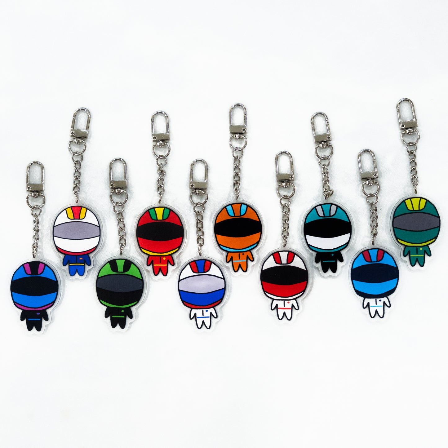 F1 DRIVER KEYCHAIN