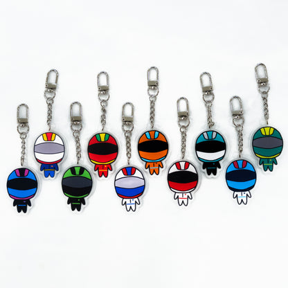 F1 DRIVER KEYCHAIN